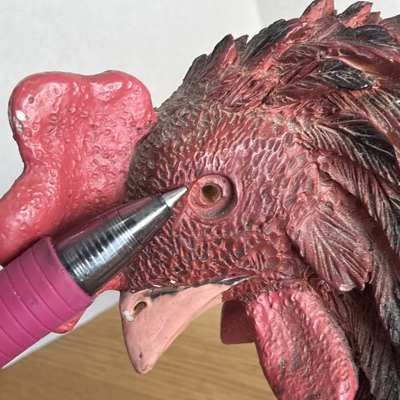 Vintage Character Collection Red/black Rooster Decor Farmhouse - Picture 8 of 11